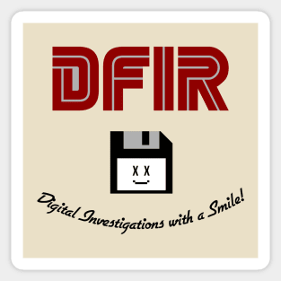 DFIR - Digital Investigations with a Smile! Sticker